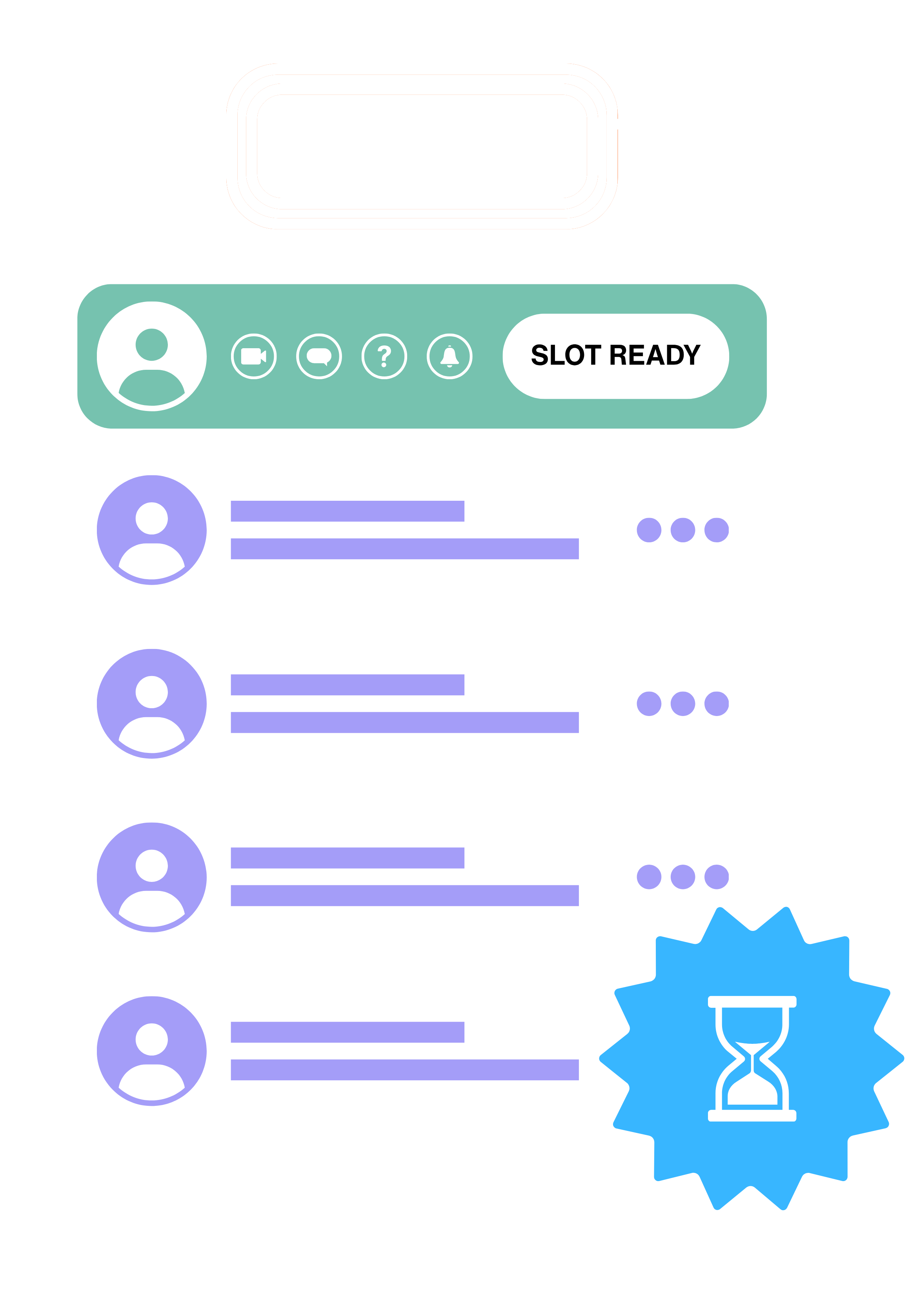 Program waitlist interface showing a slot ready notification