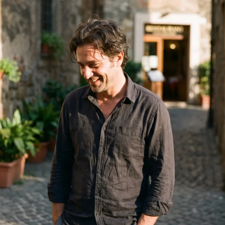 Portrait of Marco, Restaurant manager