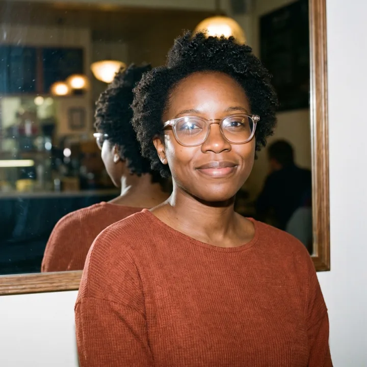 Portrait of Imani, Freelance designer
